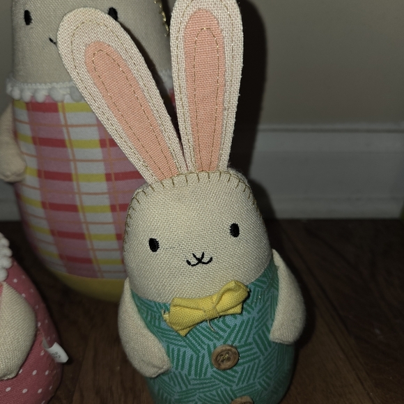 Target Spritz Easter Decor Bunny Rabbits Green Yellow Pink  Mom, Boy, Girl 2015 - Picture 3 of 7